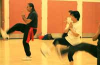 Buddha Zhen lead YMCA class