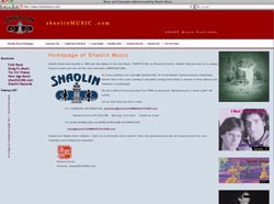 Shaolin Music HOMEPAGE
