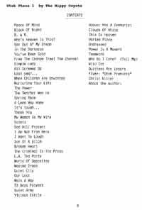 Table of Contents SAMPLE